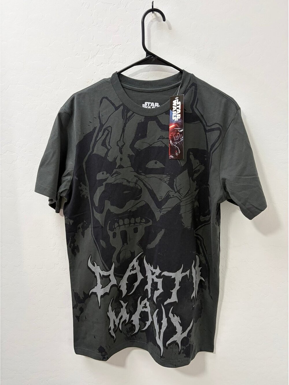 New vintage style AOP Disney Star Wars Dauth Maul Shirt - Mens size medium